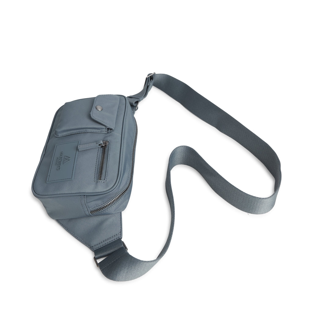 DarlaMBG Bum Bag, Monochrome, Recycled, Dusty Blue