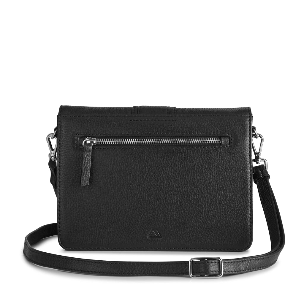 JaneMBG, Crossbody, Grain, Black