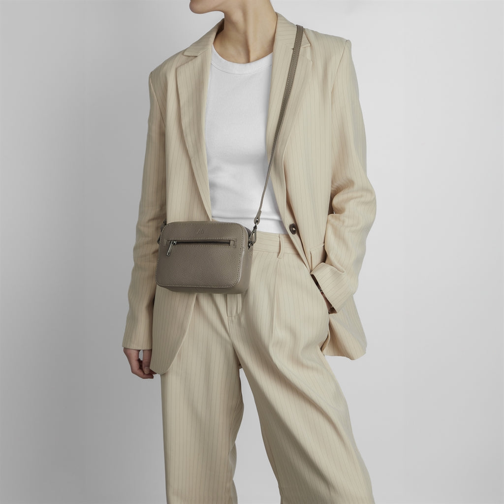 EleaMBG, Crossbody, Grain, Taupe