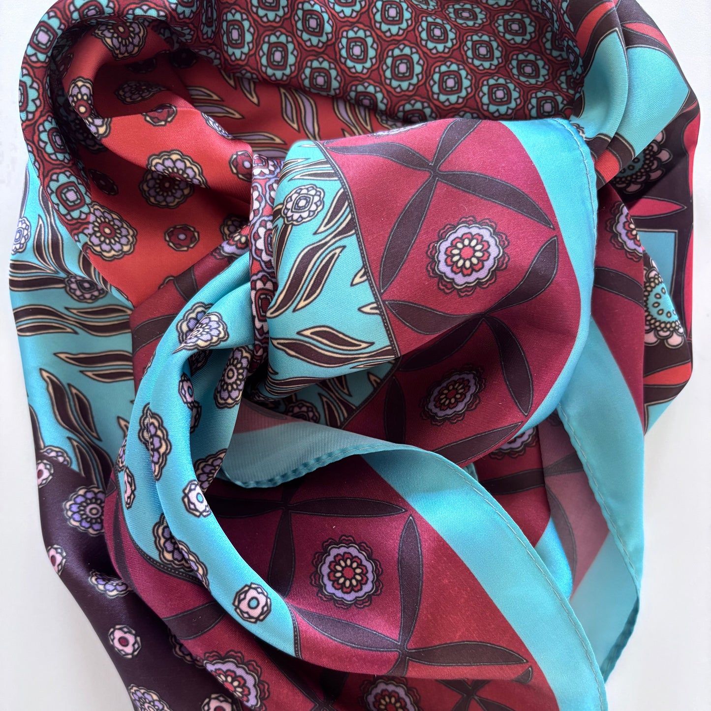 Angela Multi Scarf (Turquoise)
