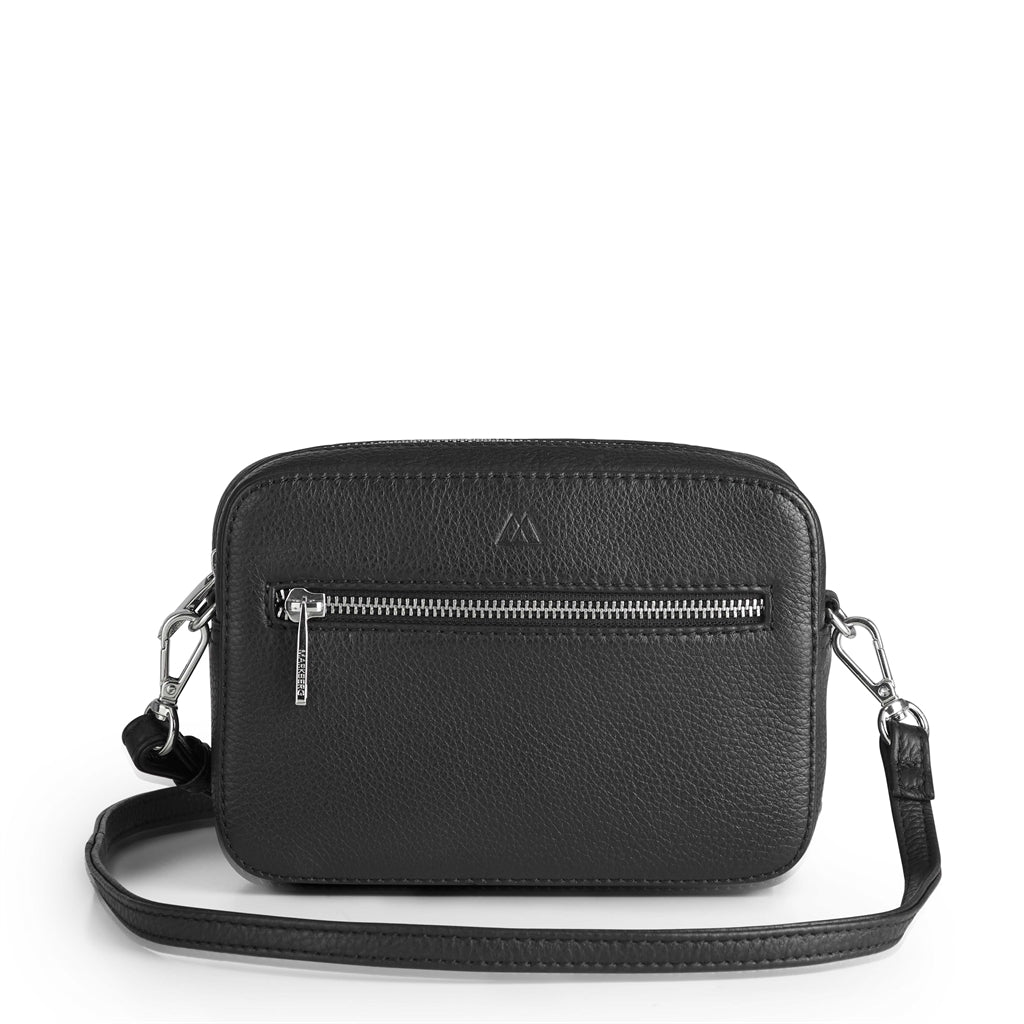 EleaMBG, Crossbody, Grain, Black
