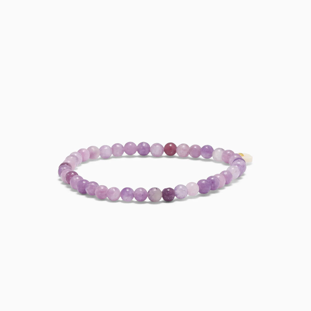 Ametyst - Krystal armbånd - 4 mm