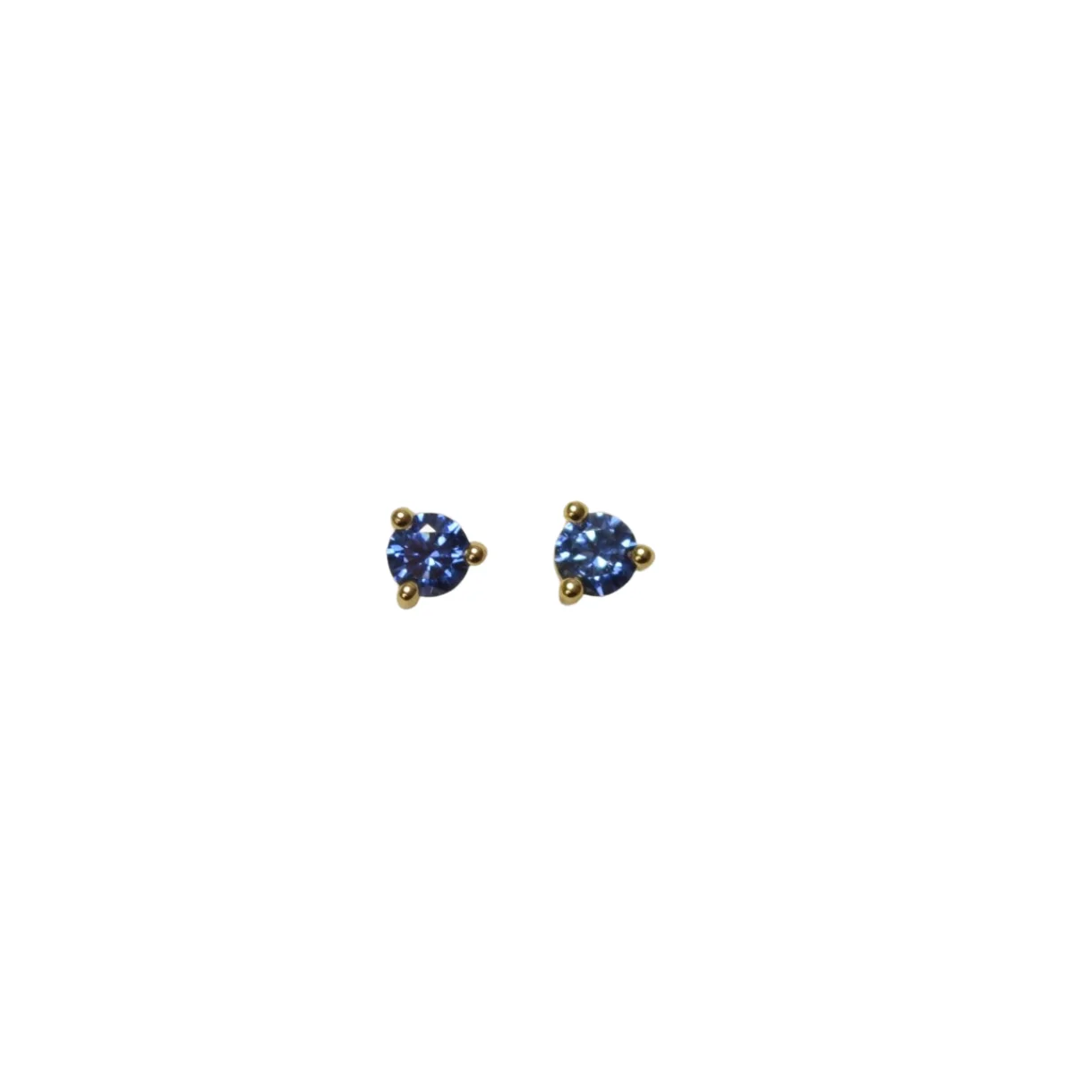 Amora Blue - øreringe - forgyldt