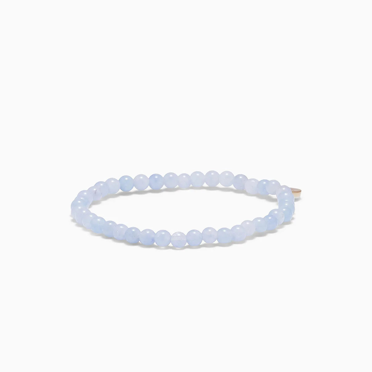 Aquamarin - Krystal armbånd - 4 mm