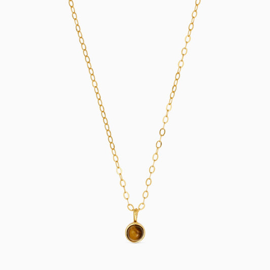 Aya Tiger Eye - Krystal halskæde