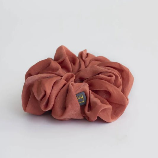 Bella Mega Scrunchie Rust Lé Mosch