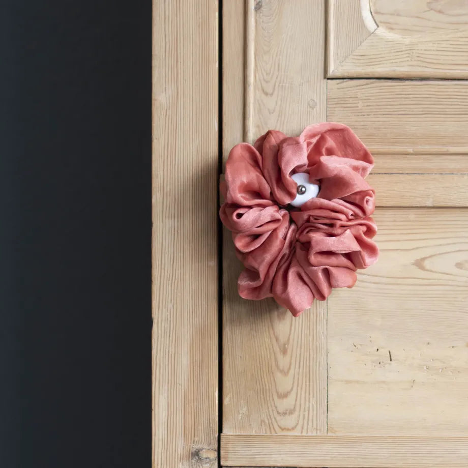 Bella Mega scrunchie Rust Lé Mosch
