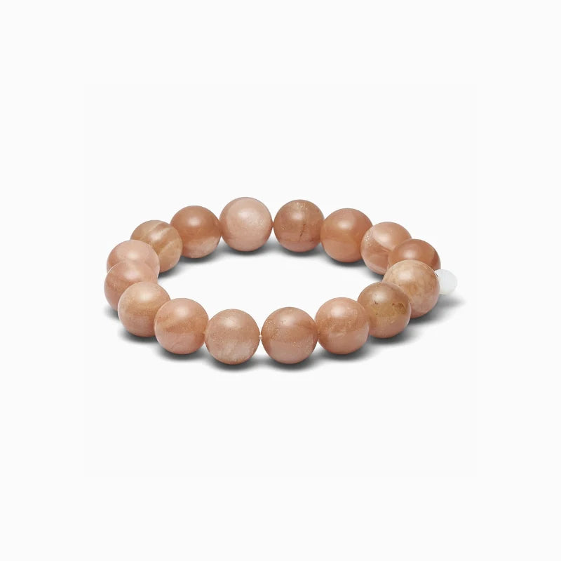 Soï Chunky Sunstone - Krystal armbånd - 12 mm