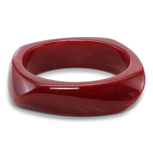 Chunky Bangle (Burgundy)