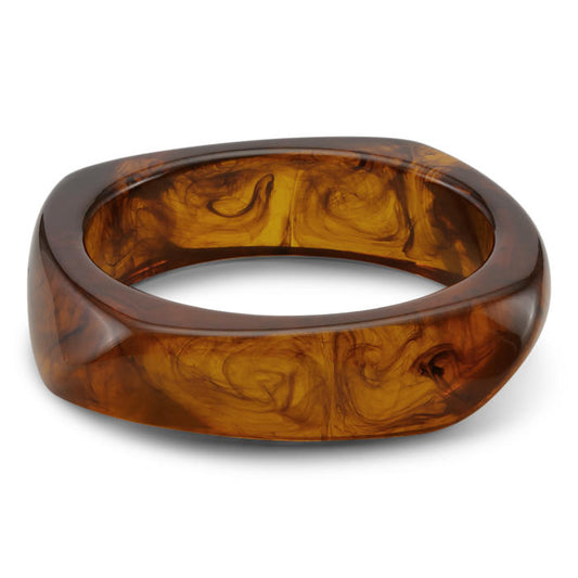 Chunky Bangle (Golden Brown)