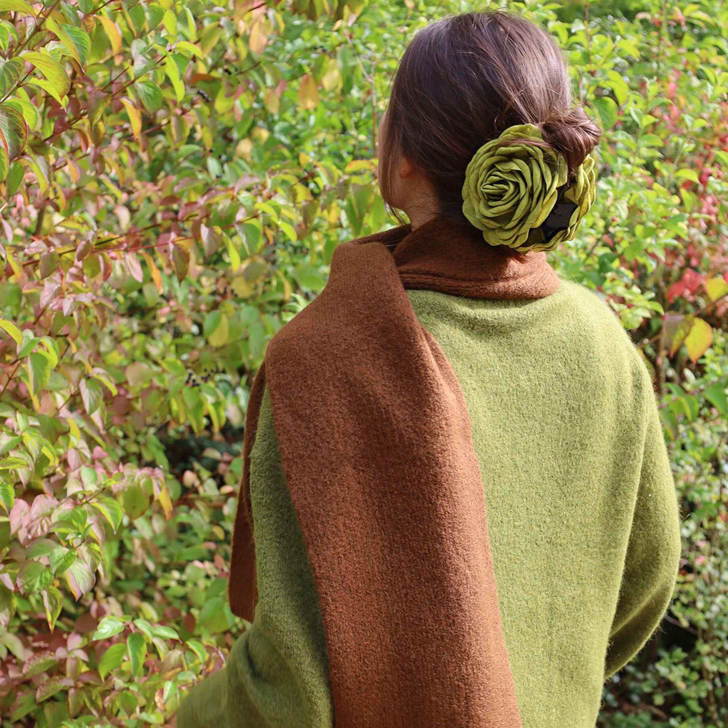 Daisy hårklemme, Stor, Matcha