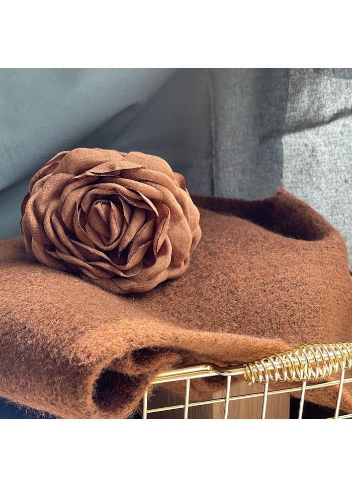 Daisy stor hårklemme, Mørkebrun