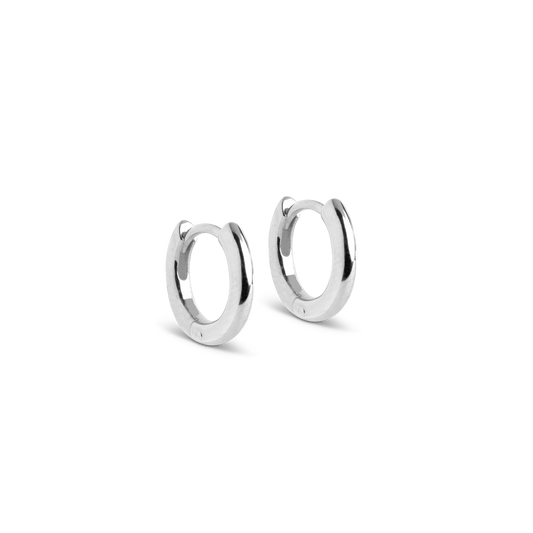 Enamel Copenhagen Chunky Classic Hoops Sølv Villenoa