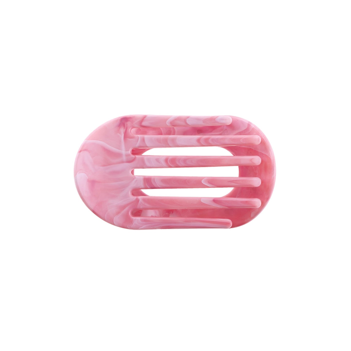 Eva hårklemme, Mellem, Marmor rosa/hvid