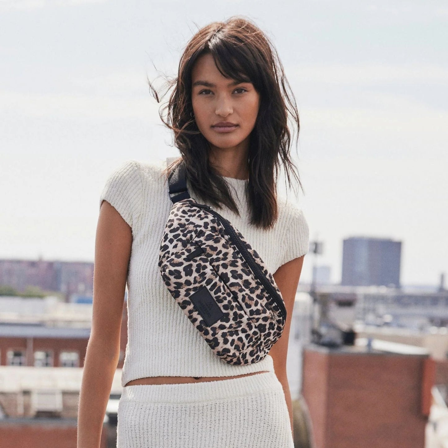 FameMBG Bum Bag, Recycled, Leopard