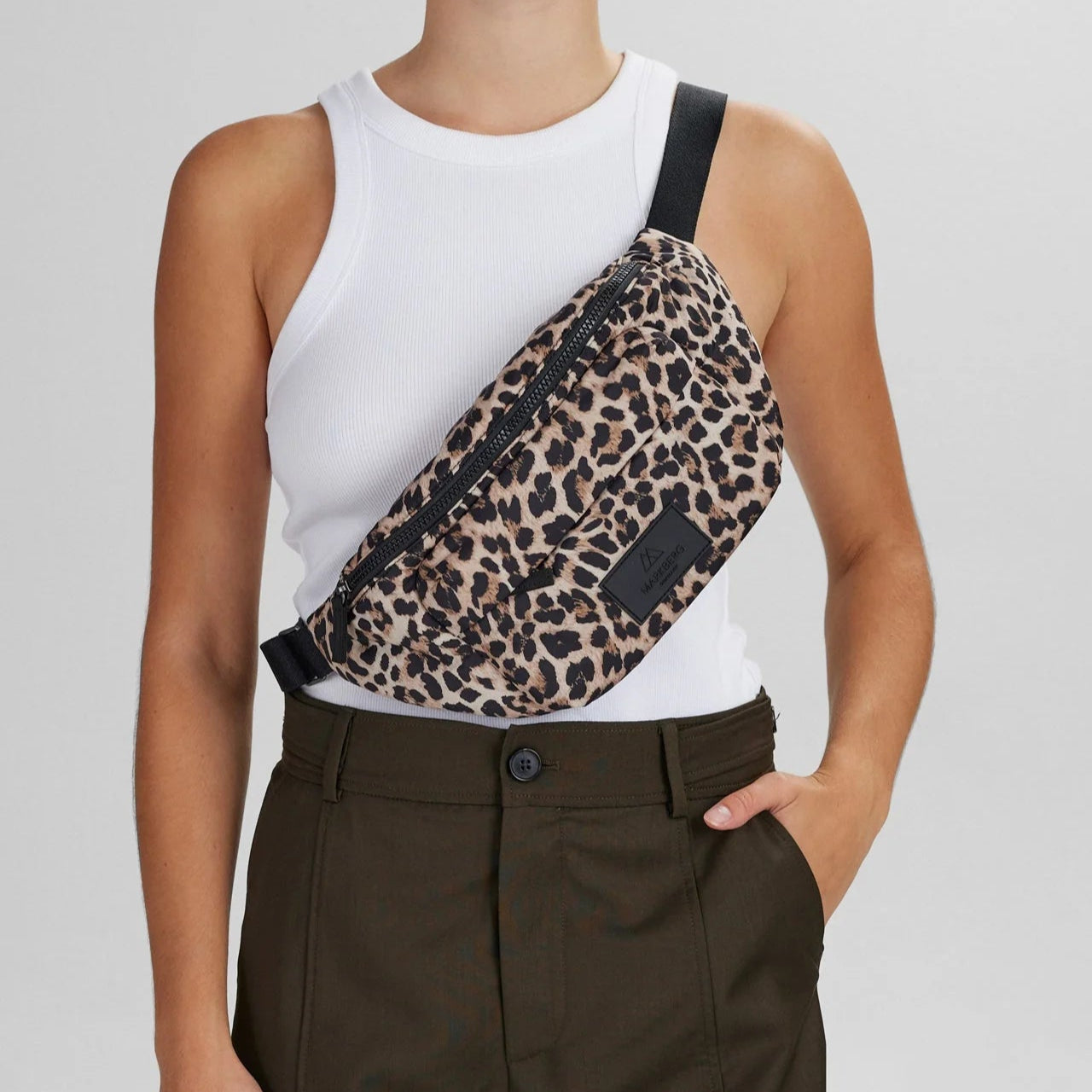 FameMBG Bum Bag, Recycled, Leopard