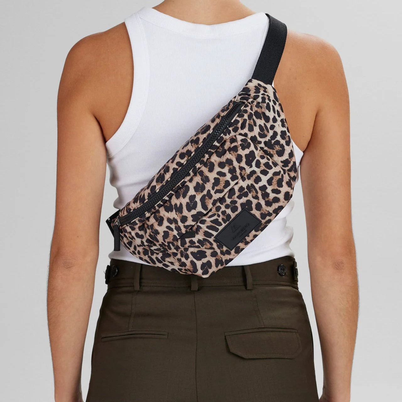 FameMBG Bum Bag, Recycled, Leopard