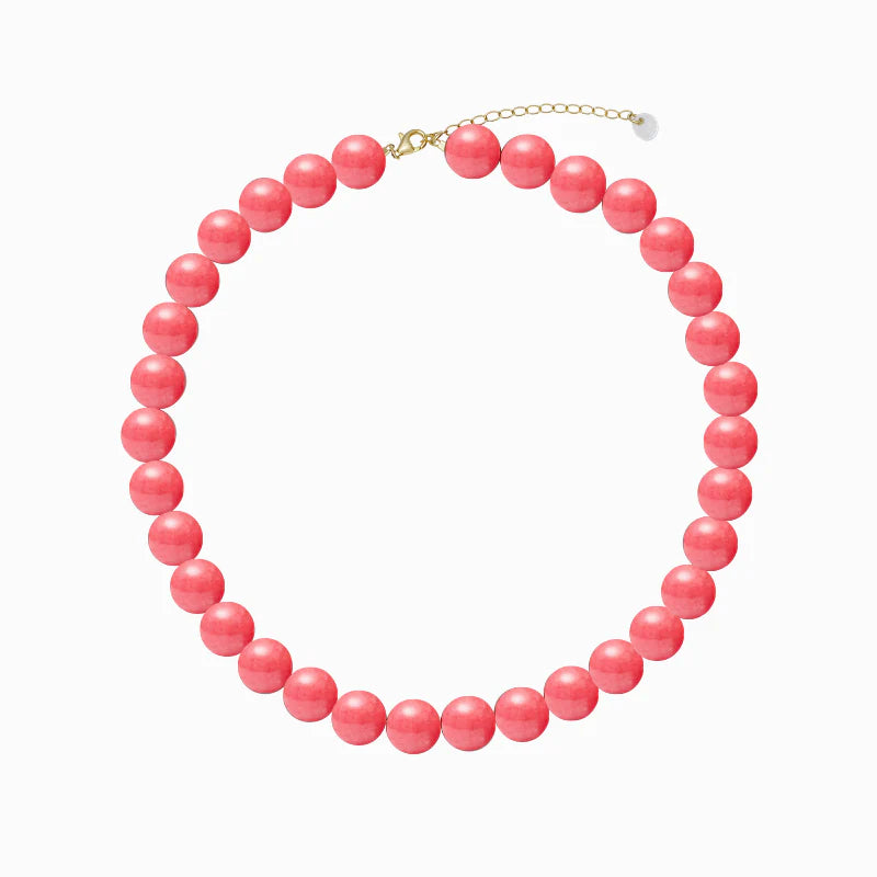 Faro Redstone Quartz - Krystal halskæde