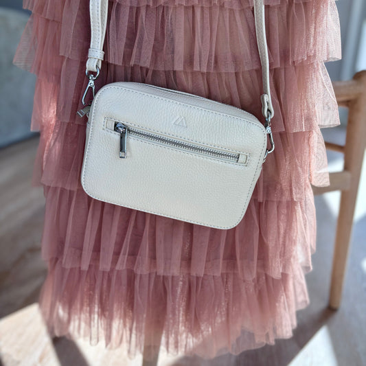 EleaMBG, Crossbody, Grain, Cloud Cream
