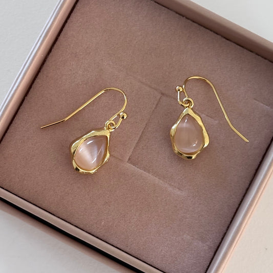 Amanda - øreringe - forgyldt