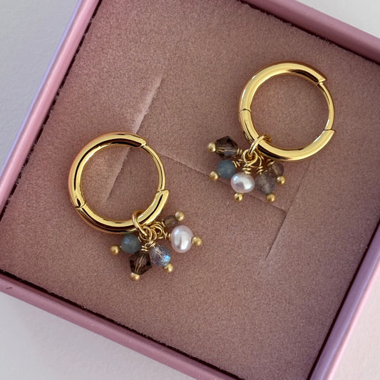 CLOVER II - øreringe - forgyldt