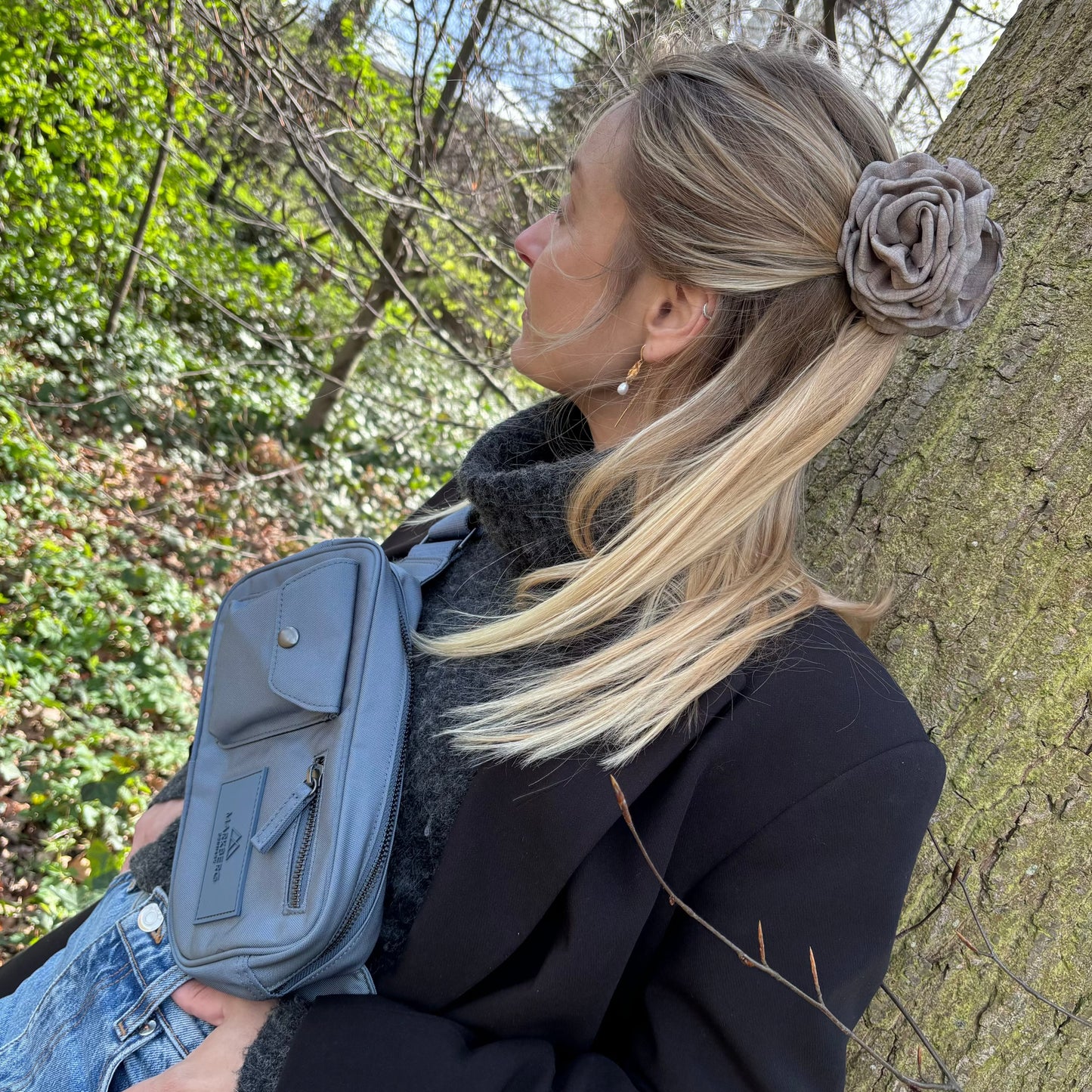 Rosa Hair Claw - Taupe