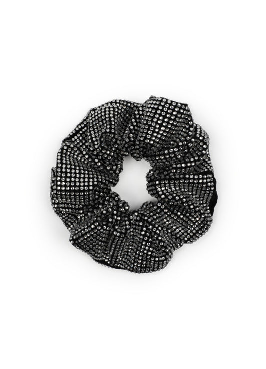 Kelly Crystal Scrunchie (Black Diamond)