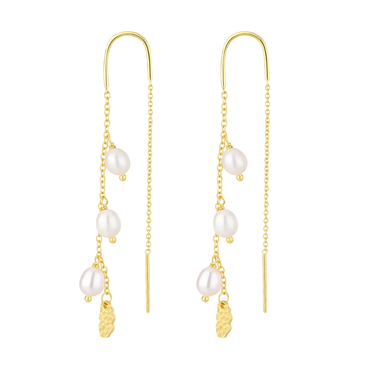 Kylie - øreringe - forgyldt