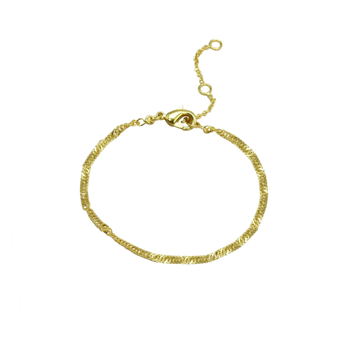 Lena - armbånd - forgyldt