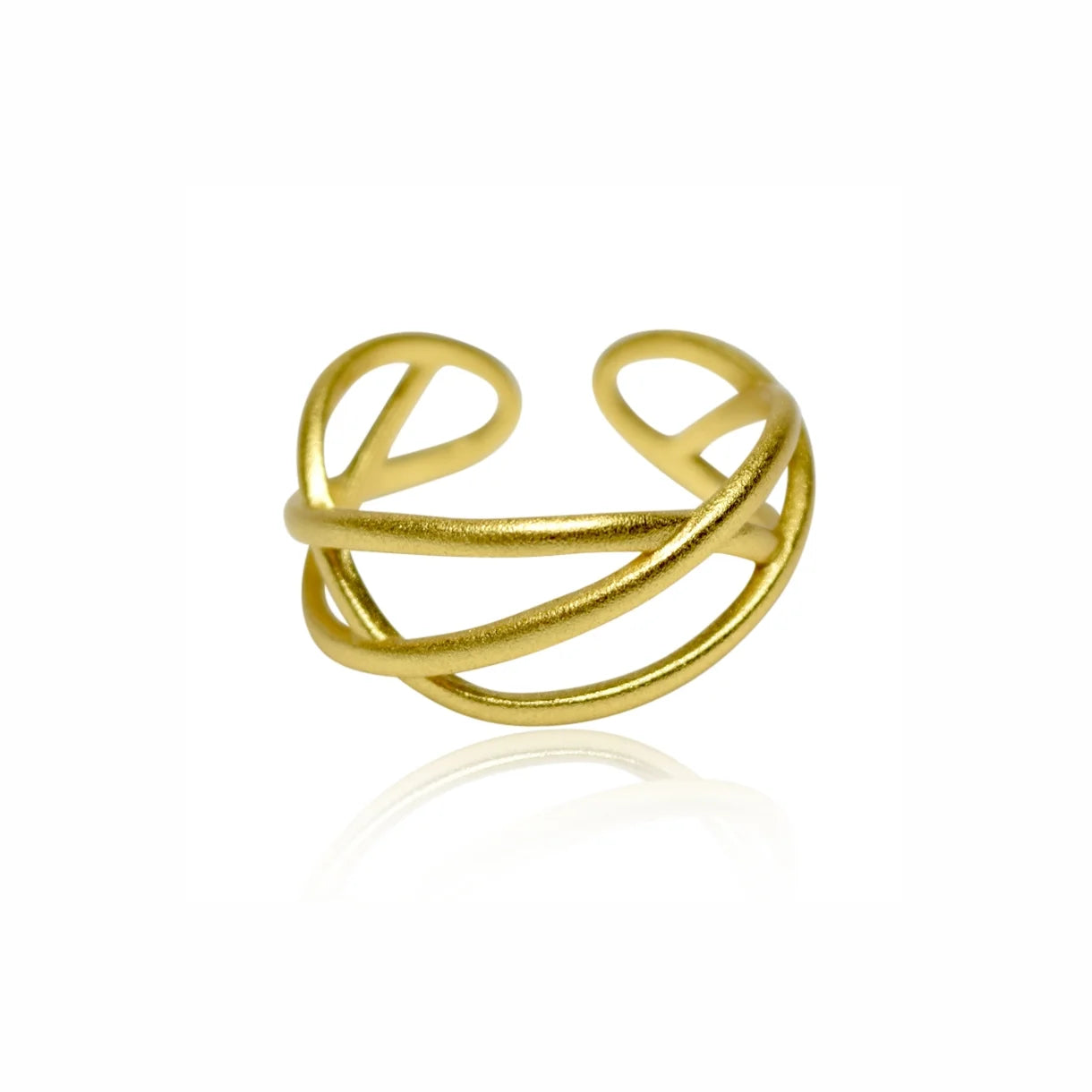 Malia - Ring - forgyldt