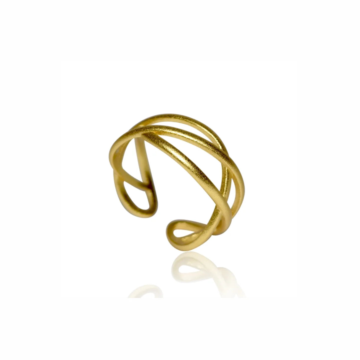 Malia - Ring - forgyldt