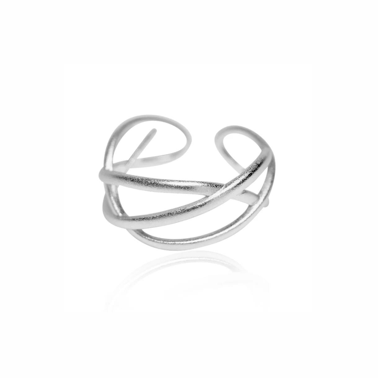 Malia - ring - forsølvet