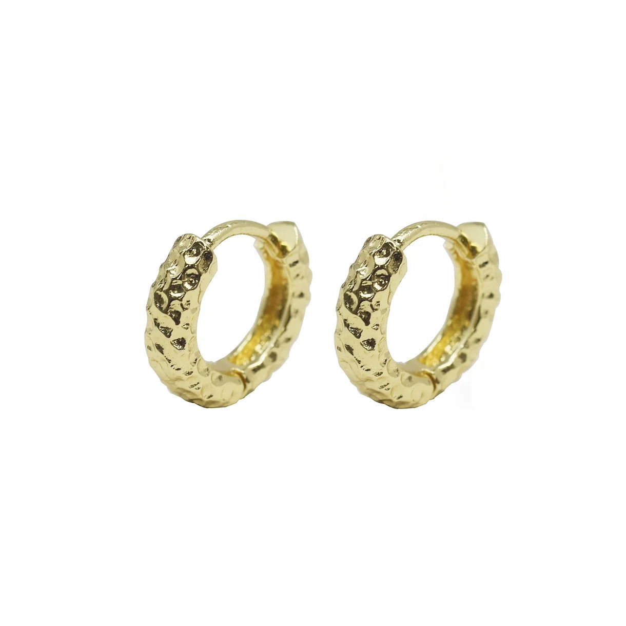 Puk Small - øreringe - forgyldt