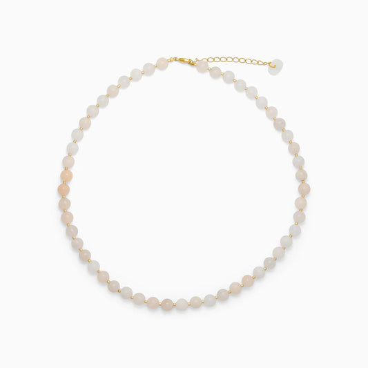Rosa Jade - Krystal halskæde
