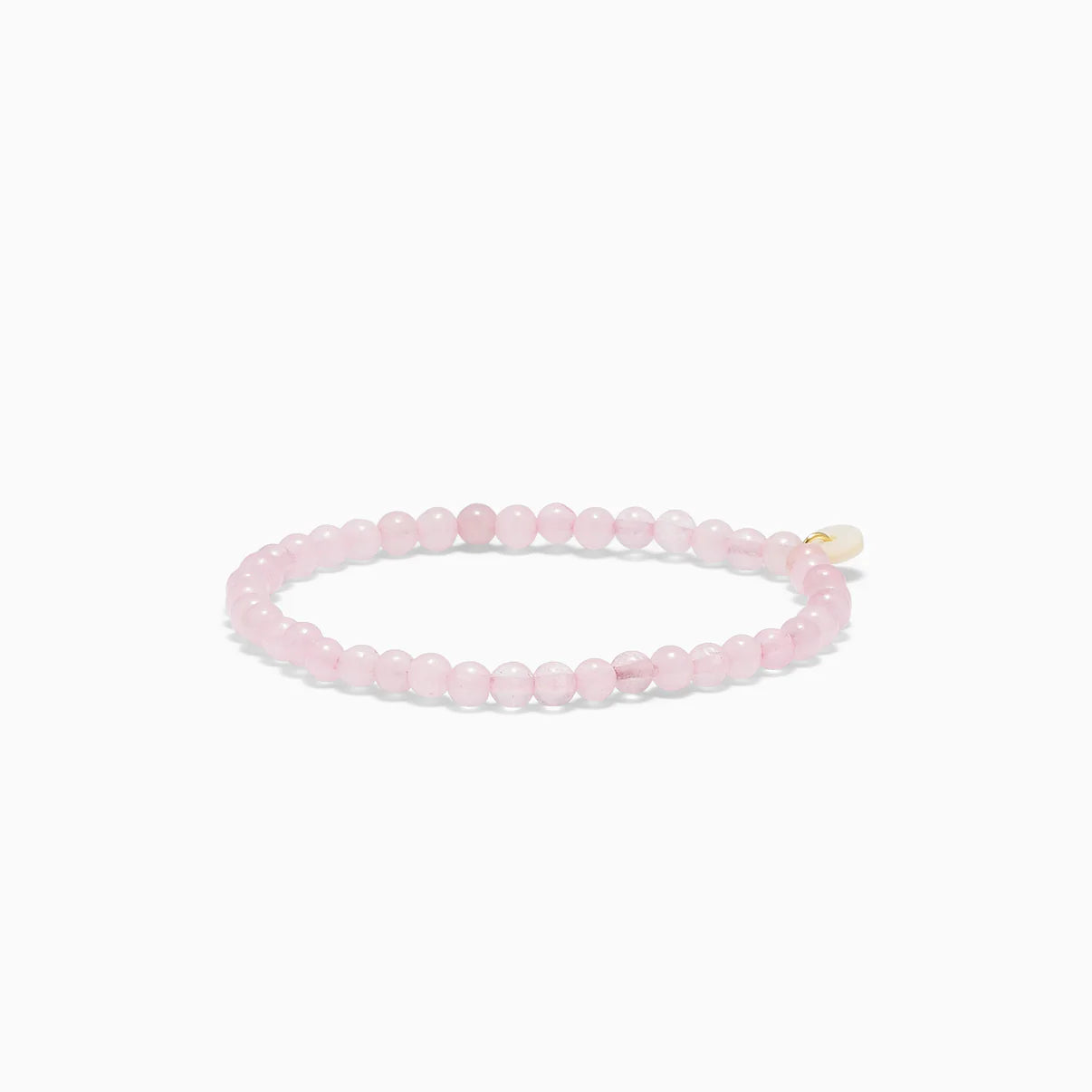 Rosakvarts - Krystal armbånd - 4 mm