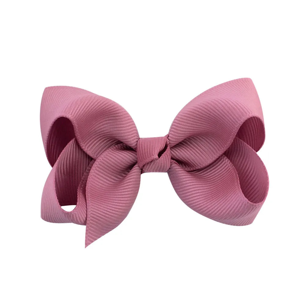 Satin Sløjfe i Mauve 10 cm