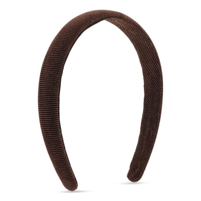 Velvet Headband - Chocolate shimmer