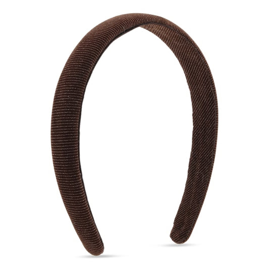 Velvet Headband - Chocolate shimmer