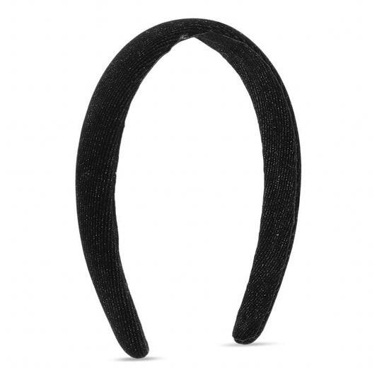 Velvet Headband - Black shimmer