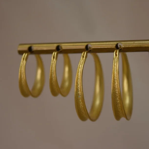 Zaga Small - øreringe - forgyldt