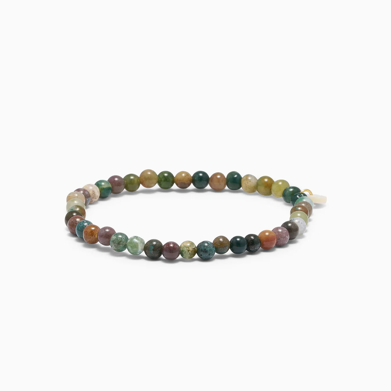 Indian Agate - Krystal armbånd - 6 mm
