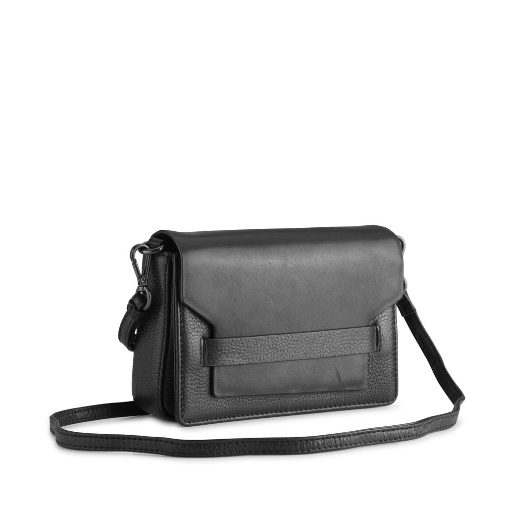 Vanya, Crossbody, Grain, Black