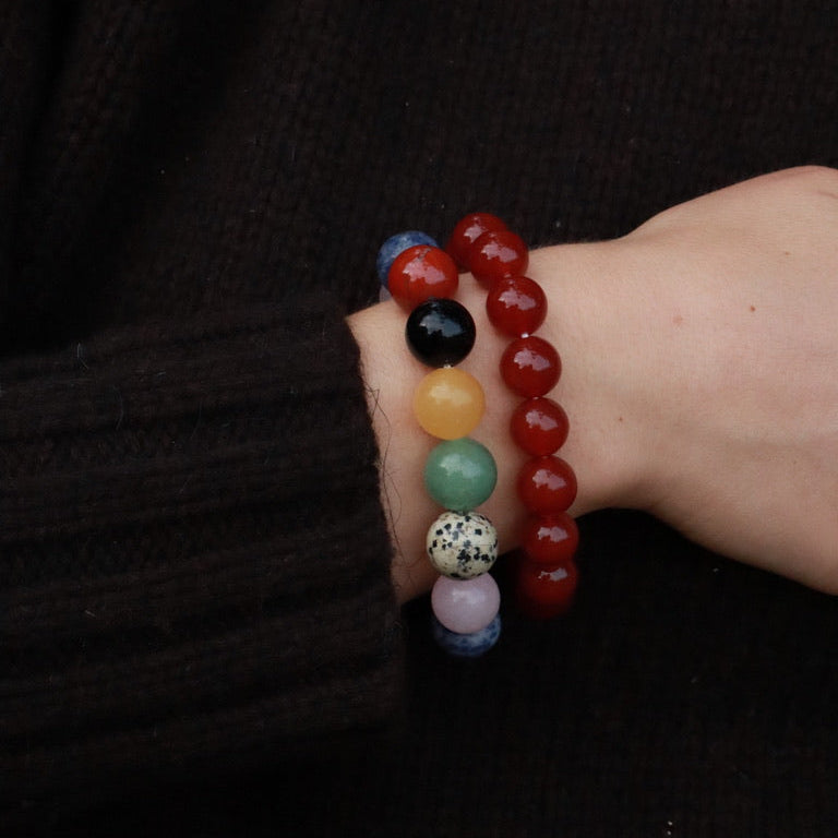 Soï Chunky Palette - Krystal armbånd - 14 mm