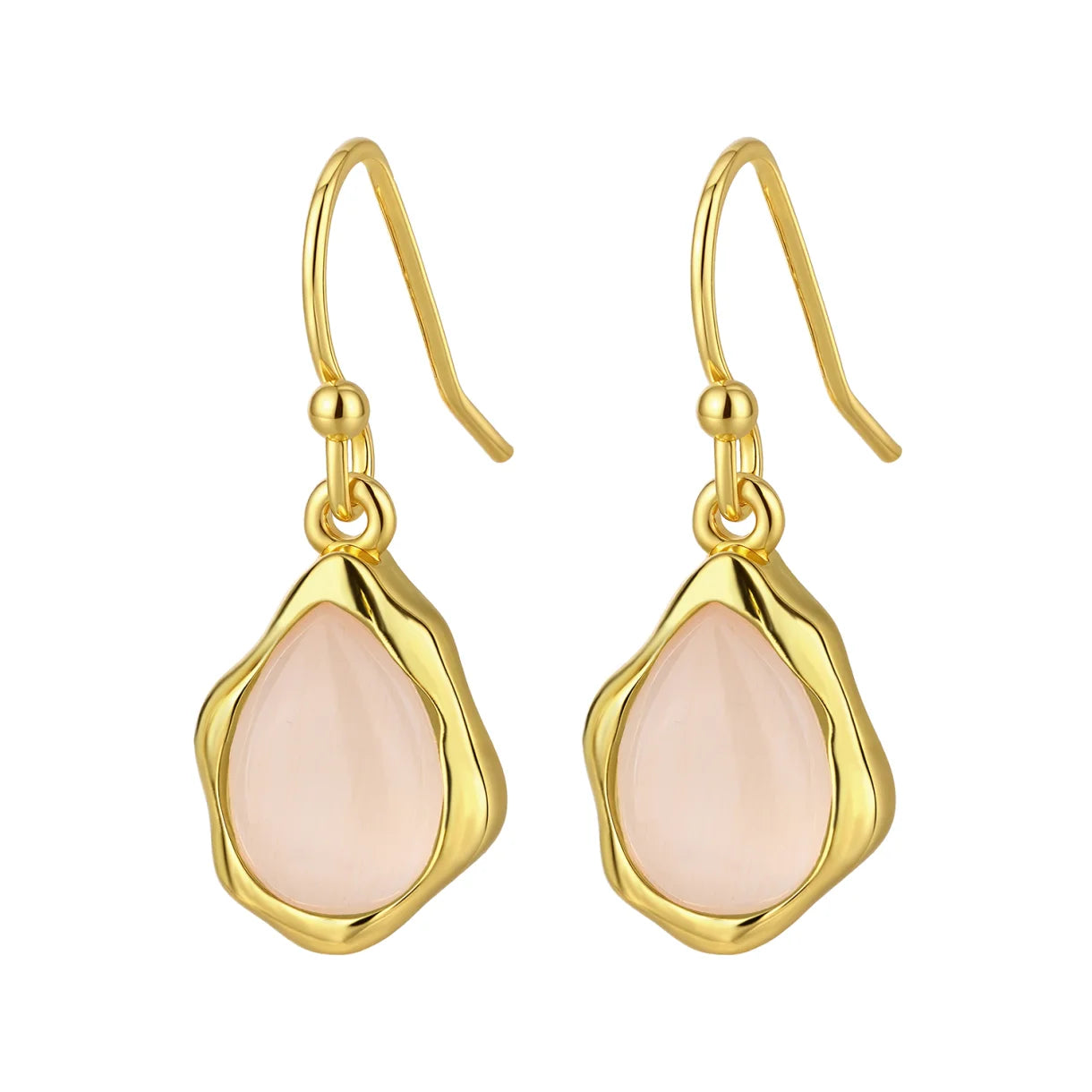 Amanda - øreringe - forgyldt