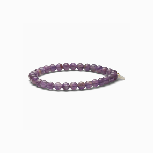 Essential Ametyst Stretch Armbånd - 6 mm