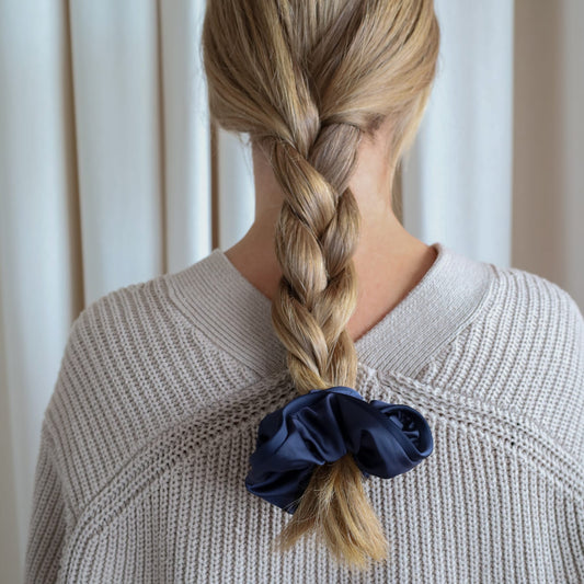 Anemone Scrunchie i Navy