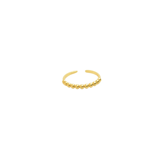 Bubbles - ring - forgyldt