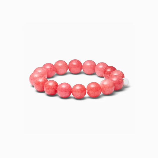 Chunky Redstone Quartz - Krystal armbånd - 12 mm