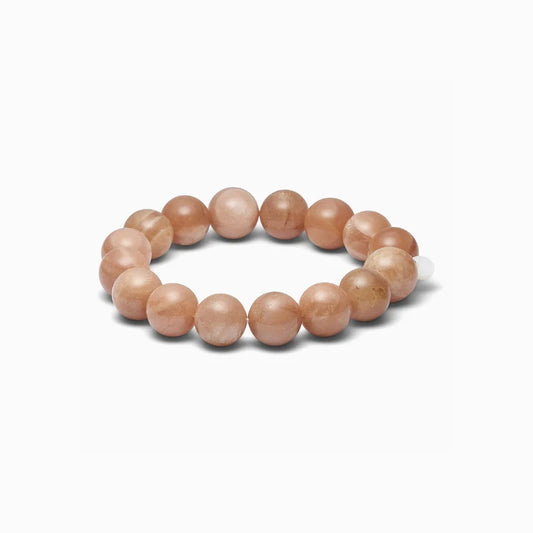 Soï Chunky Sunstone - Krystal armbånd - 12 mm