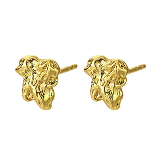 Cloud - øreringe - forgyldt